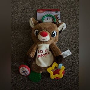 the Red-Nosed Reindeer Plush Activity Toy